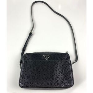 Guess Logo Crossbody Purse Womens Small Black Business Casual Going Out